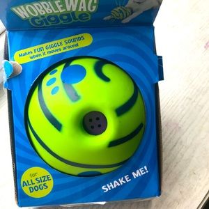 Dog Toy Fun Giggle Sound When Rolled or Shaken.